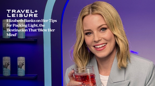 Travel + Leisure: Elizabeth Banks On Her Tips for Packing Light, and the Destination That 'Blew Her Mind'