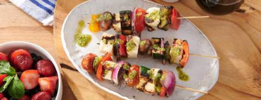 Cooking with Archer Roose: Grilled Halloumi & Veggie Skewers | Archer ...