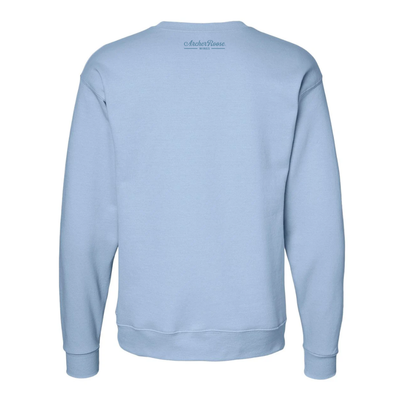 Bffs & Bubbly Embroidered Crewneck - Blue